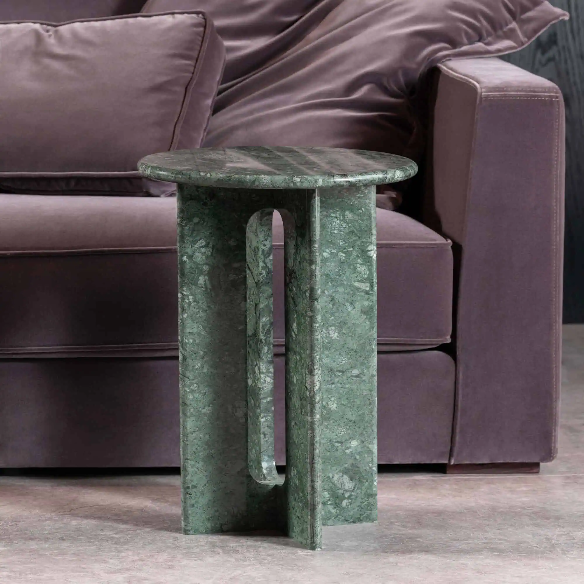 Som Interior Block Yuvarlak Sehpa